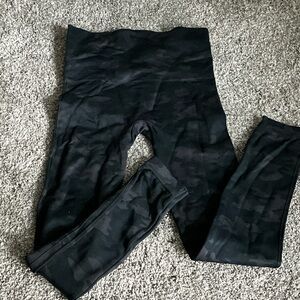 SPANX Kids Black Patterned Leggings